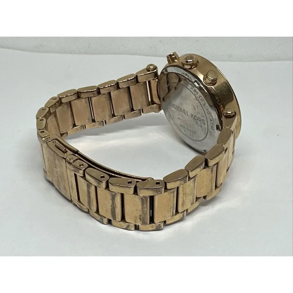 Michael Kors Parker MK5491 Women's Gold Stainless Steel Analog Dial Watch NUL34
